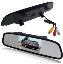 Display auto LCD 4.3 pe oglinda retrovizoare 12v 