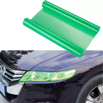 Folie protectie faruri / stopuri auto - Verde pret/m liniar 