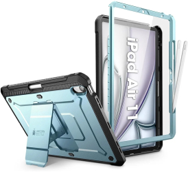 Husa pentru iPad Air 11 2024 - Supcase Unicorn Beetle Pro - Arctic Blue 