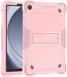 Husa pentru Samsung Galaxy Tab A9 + Folie - Techsuit Rugged TabShell - Rose Gold 