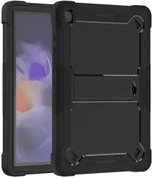 Husa pentru Samsung Galaxy Tab A9 Plus + Folie - Techsuit Rugged TabShell - Black 