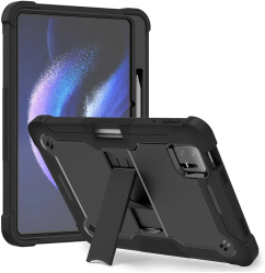 Husa pentru Xiaomi Pad 6 / Pad 6 Pro + Folie - Techsuit Rugged TabShell - Black 