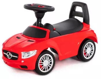 Masinuta - Supercar rosie fara pedale 66x28.5x30 cm Polesie 