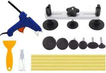 Dispozitiv pentru indreptat tabla caroseriei 6 adaptoare KD10661 Kraftdele 