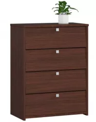 Dulap depozitat incaltaminte pantofar placa laminata 4 sertare wenge 60x33x80 cm 