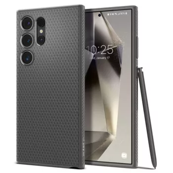 Husa pentru Samsung Galaxy S24 Ultra - Spigen Liquid Air - Granite Grey 