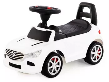 Masinuta - Supercar alba fara pedale 66x28.5x30 cm Polesie 