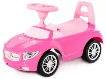 Masinuta - Supercar roz fara pedale 66x28.5x30 cm Polesie