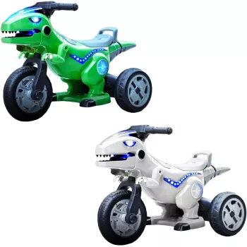 Motocicleta dinozaur cu acumulator 2 motoare 12V 5A 