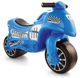 Motocicleta fara pedale albastru 50x71x27 cm - Dolu 