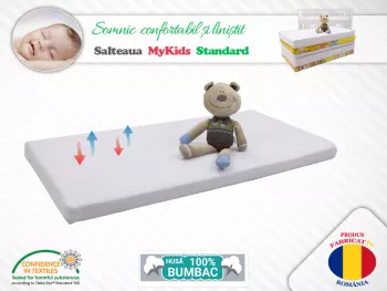 Saltea Fibra Cocos MyKids Standard II 120x60x10 cm 