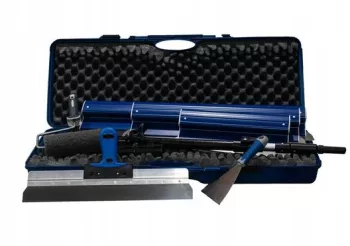 Set 3 gletiere profesionale inox 40 60 80 cm suport maner telescopic 95-160 cm rola gletuit spacluri geanta Ergolite 