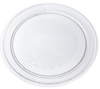 Farfurie universala cu profil plat pentru cuptor cu microunde 24.5cm 