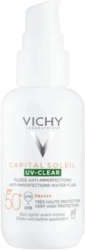 Fluid facial cu protectie solara mare SPF50+ Vichy Capital Soleil UV Clear 40 ml 