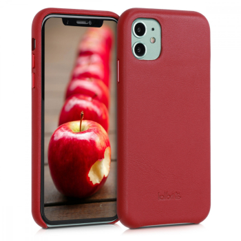 Husa pentru Apple iPhone 11 Piele naturala Rosu 49737.09 