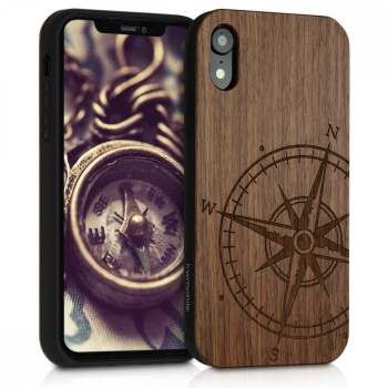 Husa pentru Apple iPhone XR Lemn Maro 46748.01 