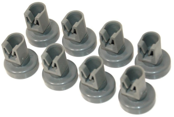 Set 8 roti de 24mm pentru cosul superior al masinii de spalat vase Zanussi Electrolux 