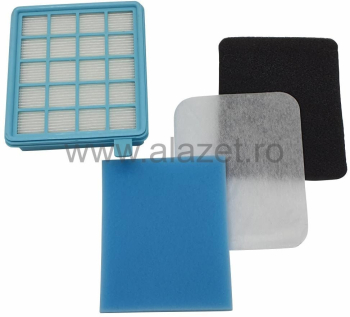 Set filtre aspirator Philips PowerPro Active echivalent FC8058/01 - compatibil 