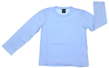 Bluza cu maneca lunga pentru baieti Mini Junior BBMJ-1 Albastru 