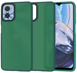 Husa pentru Motorola Moto E22 / Moto E22i - Marmalis HaloFrost Midnight Green 