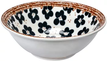 Set 6 boluri ceramica multicolora 15x5 cm Deko 300 ml 