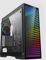 Carcasa Gamemax Abyss TR ARGB Middle Tower Fara sursa Negru 