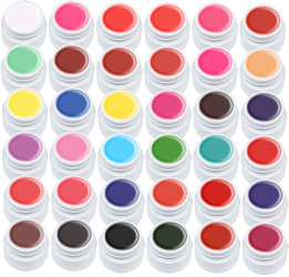 Set 36 Geluri Colorate UV pentru Unghii &ndash Gama Completa de Culori pentru Manichiuri Creativitate si Eleganta 