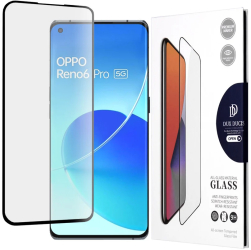 Folie pentru Oppo Reno6 Pro 5G Snapdragon - Dux Ducis Tempered Glass - Black 