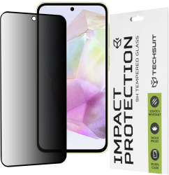 Folie pentru Samsung Galaxy A35 5G / A55 5G / M35 - Techsuit 111D Privacy FullA Glue - Black 