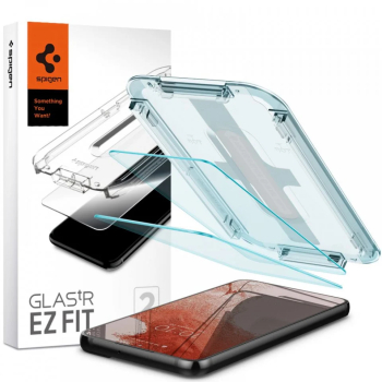 Folie pentru Samsung Galaxy S22 5G set 2 - Spigen Glas.tR EZ FIT - Clear 