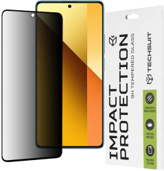 Folie pentru Xiaomi Redmi Note 13 5G - Techsuit 111D Privacy FullA Glue - Black 