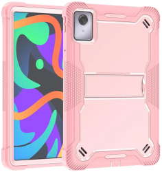 Husa pentru Lenovo Tab M11 + Folie - Techsuit Rugged TabShell - Rose Gold 