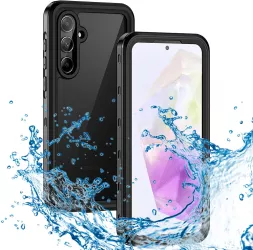Husa pentru Samsung Galaxy A35 5G - ShellBox Waterproof IP68 Case - Black 