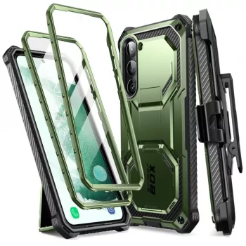 Husa pentru Samsung Galaxy S23 + Folie - I-Blason Armorbox - Guldan 