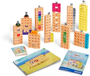 MathLink® Cubes Numberblocks in engleza Set de activitati de la 21 - 30 