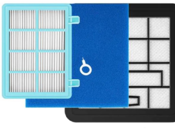 Set filtre FC8010 /02 compatibile aspiratoarelor Philips PowerPro Compact PowerPro Active si PowerPro City 