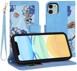 Husa Flip tip Portofel pentru iPhone 11 Marmalis FlipCraft Albastru 