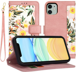 Husa Flip tip Portofel pentru iPhone 11 Marmalis FlipCraft Roz 