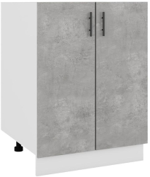 Corp inferior de bucatarie pentru chiuveta Sani Glamur 60 x 48 x 82 cm Beton 