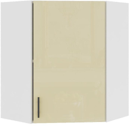 Corp superior coltar de bucatarie Sani Glamur 60x60x72 cm Bej Lucios 
