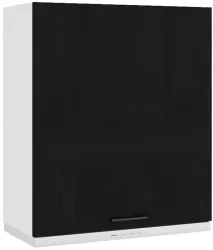 Corp superior de bucatarie pentru Hota Sani Glamur 60x30x68 cm Negru Lucios 