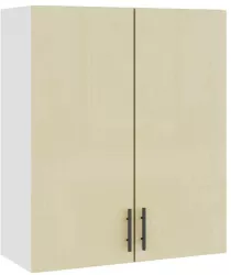 Corp superior de bucatarie Sani Glamur 60x30x72 cm Bej Lucios 