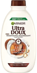 Sampon hranitor cu lapte de cocos si macadamia Garnier Ultra Doux 400ml