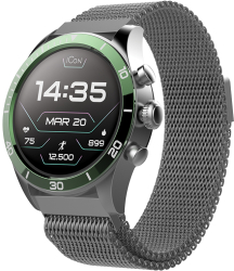 Smartwatch Amoled Display Forever ICON AW-100 culoare verde 