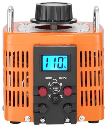 Transformator de tensiune variabila 0-300 V 6.6 A putere 2000 VA afisaj Led alimentare prin cablaj