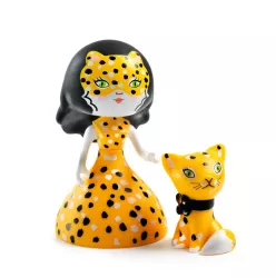 Figurina Arty Toys Printesa Feline si motanul Cleo Djeco