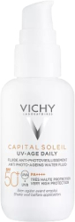Fluid facial cu protectie solara ridicata SPF50+ Vichy Capital Soleil 40 ml 