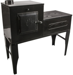 Soba Cizma L Lemne Spor Plita Cuptor Ler Masina Gatit Neagra Bucatarie 7kW Evacuare STANGA + LIVRARE GRATUITA 