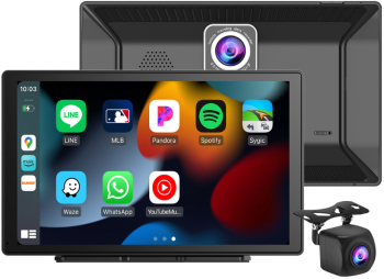 Navigatie auto multimedia MaGeCa C90 Apple CarPlay/Android Auto Wireless Display tactil 9 inch 2 camere- 4K fata/1080P spate Bluetooth 