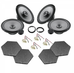Pachet difuzoare auto Hertz Uno dedicat Ford Ranger T6 2011 - 2022 